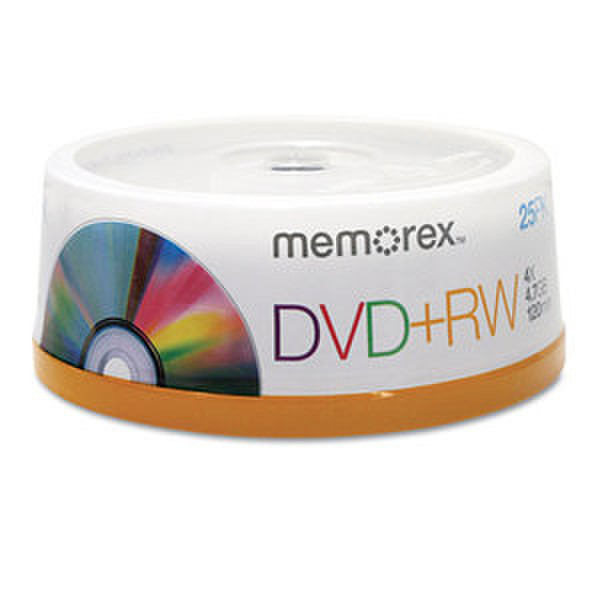 Memorex 4x DVD+RW 25 Pack Spindle 4.7ГБ DVD+RW 25шт