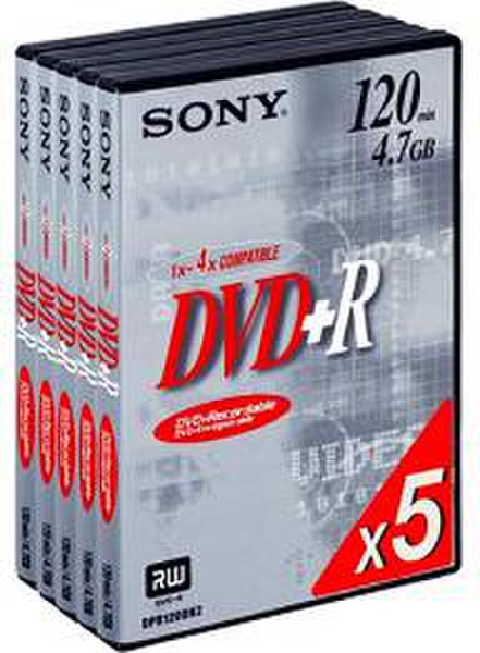 Sony 5DPR120VD 4.7ГБ чистый DVD