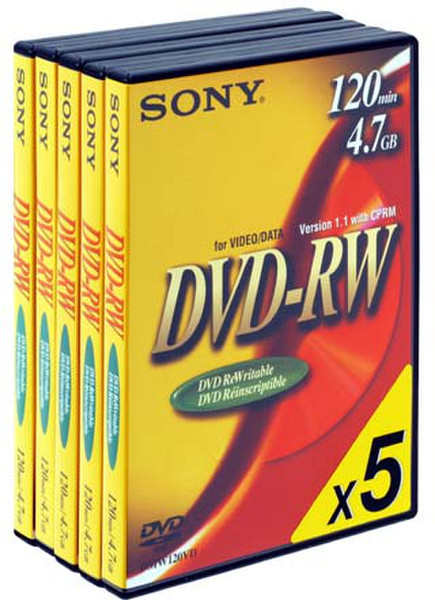 Sony DVD-RW 4,7Gb 4x videobox (5)