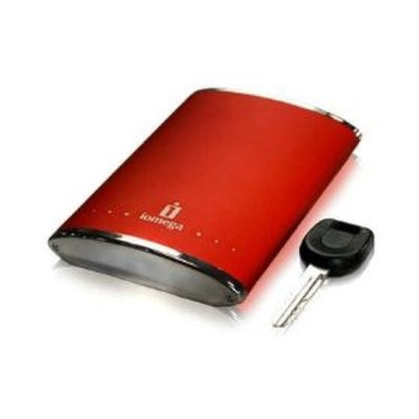 Iomega Cherry Red Portable Hard Drive 160 GB 2.0 160GB Rot Externe Festplatte