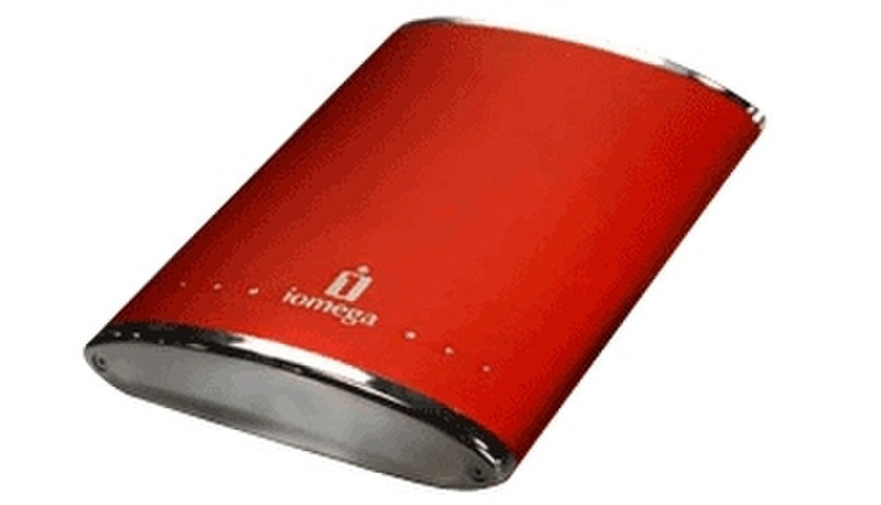 Iomega eGo Hard Drive - 250GB - USB 2.0 - USB - External 2.0 250GB Red external hard drive