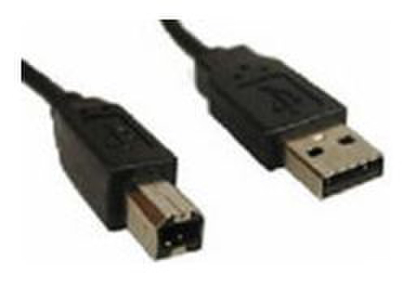 Vigor 6ft USB A / USB B 1.83м USB A USB B Черный