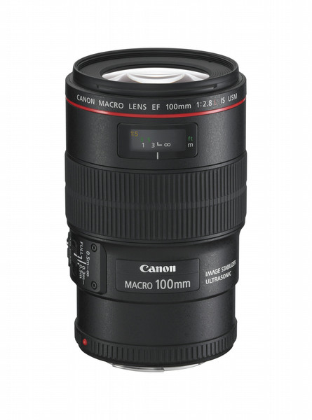 Canon EF 100mm f/2.8L Macro IS USM SLR Macro lens Черный