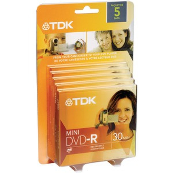 TDK 48541 1.4GB DVD-R 5pc(s) blank DVD