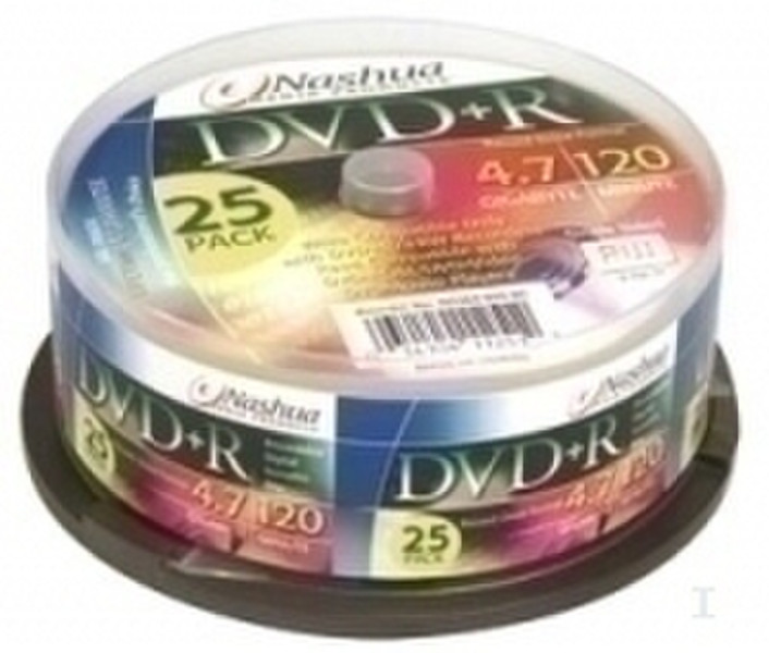 Nashua DVD+R 4,7Gb 16x spindel (25)