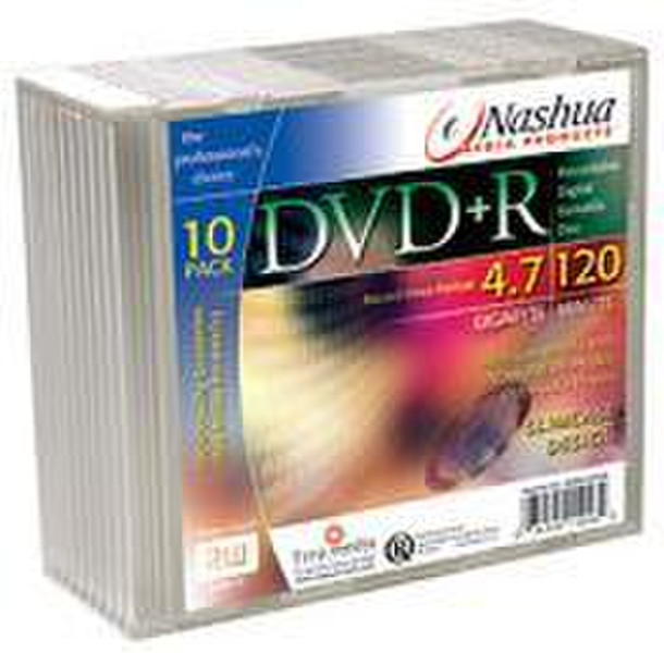 Nashua DVD+R 4,7Gb 8x slimcase (10)