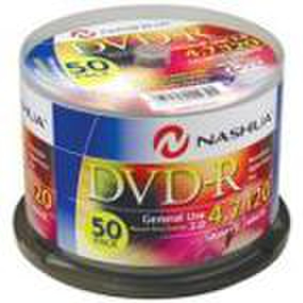 Nashua DVD-R 4,7Gb 4x spindel 4.7ГБ 50шт