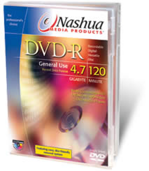 Nashua DVD-R 4,7Gb 4x videobox 4.7GB 1pc(s)