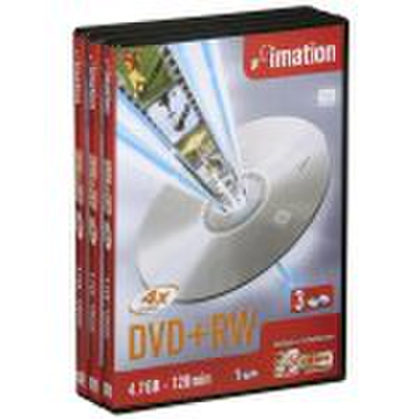 Imation DVD+RW 120min/4,7Gb 4x 3pck 4.7GB 3Stück(e)