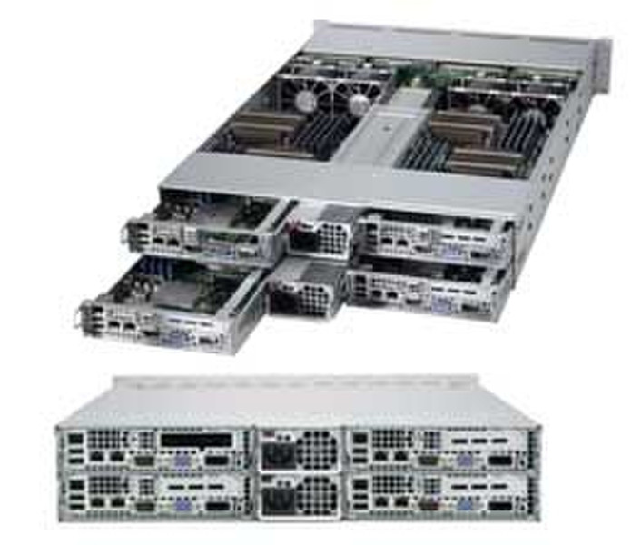 Supermicro 2022TG-HLIBQRF AMD SR5690 Разъем G34 2U Черный