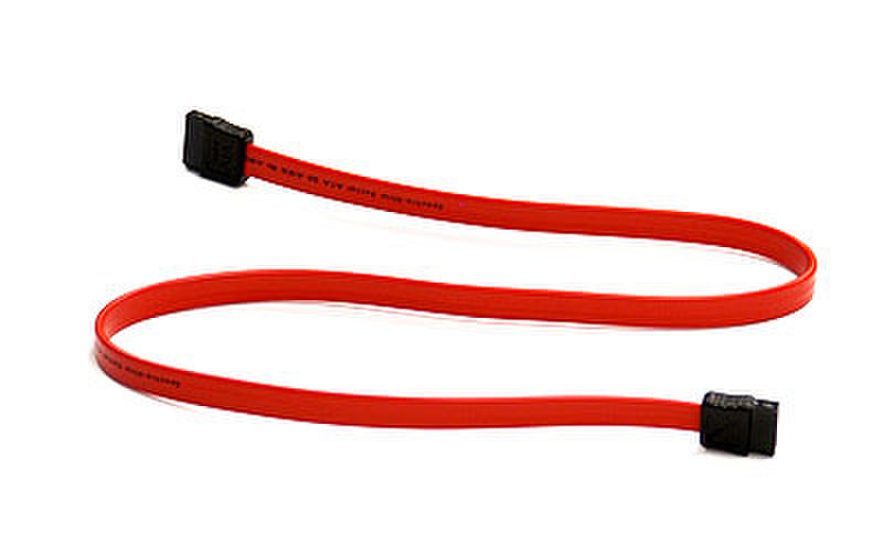 Supermicro Flat SATA 0.48м SATA SATA Черный, Красный кабель SATA