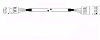 Supermicro CBL-0220L USB cable