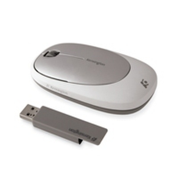 Kensington Ci75m Wireless Notebook Mouse RF Wireless Optisch 1000DPI Grau Maus