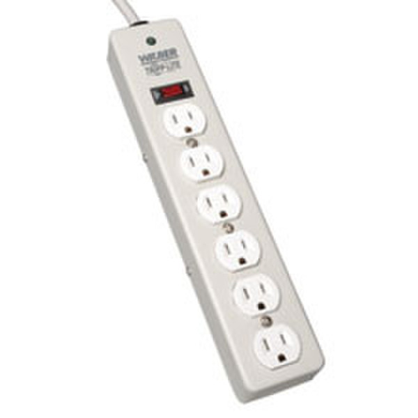 Tripp Lite DG115-SI 6AC outlet(s) 120V 1.8m Grey surge protector