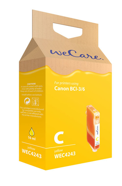 Wecare WEC4243 Желтый струйный картридж