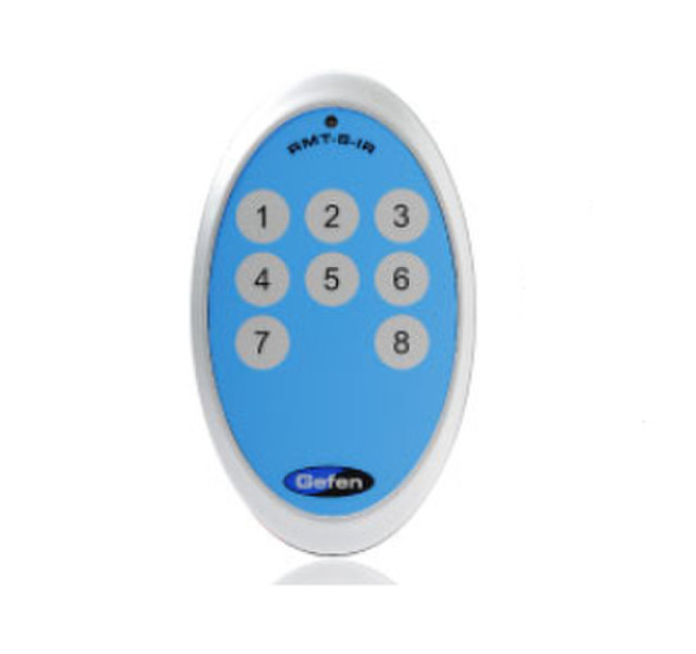 Gefen EXT-RMT-8IR IR Wireless press buttons Blue,Grey remote control
