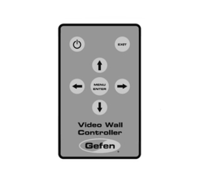 Gefen EXT-RMT-VWC-IR Инфракрасный беспроводной Нажимные кнопки Серый пульт дистанционного управления