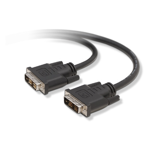 Belkin F2E7171-14IN-SV 0.366m DVI-D DVI-D Black DVI cable
