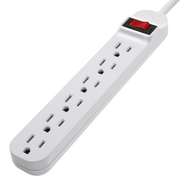 Belkin F9P609-03 6AC outlet(s) 0.9m Weiß Spannungsschutz