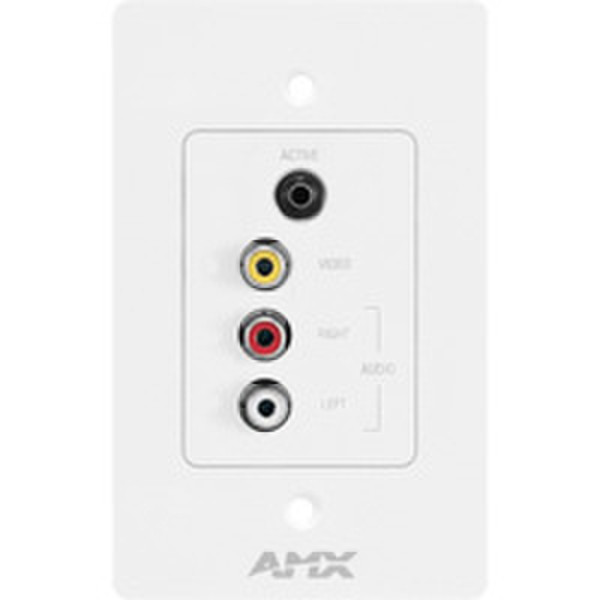 AMX UPX-CS+A-US White outlet box
