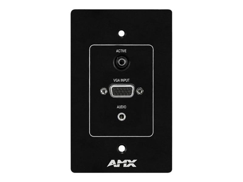 AMX UPX-RGB+A-US Black outlet box