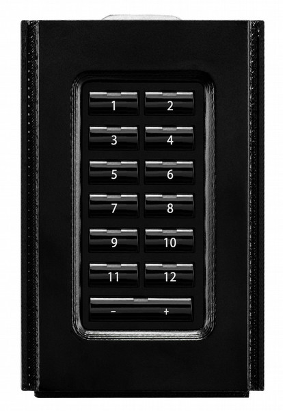 AMX HPX-U400-MET-13 press buttons Black remote control