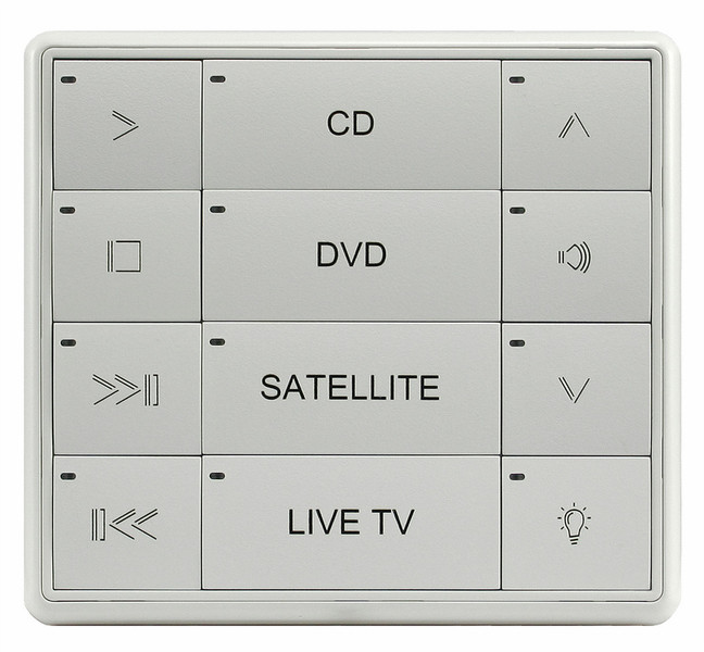 AMX MIO-CLASSIC-D press buttons White remote control
