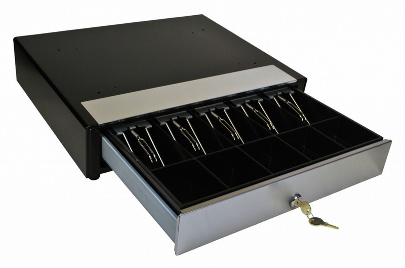 M-S Cash Drawer HP-122N Steel Black cash box tray