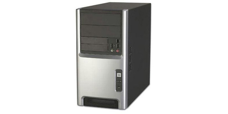 Enlight MicroATX Mini Tower Computer Case Mini-Tower 350W Black,Silver computer case