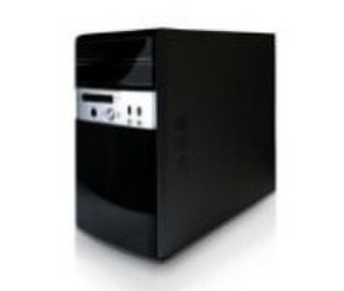 Enlight MicroATX Mini Tower Computer Case Mini-Tower Черный, Cеребряный системный блок