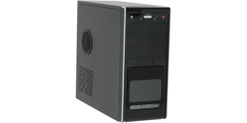 Enlight ATX Mid Tower Computer Case Midi-Tower 400Вт Черный системный блок