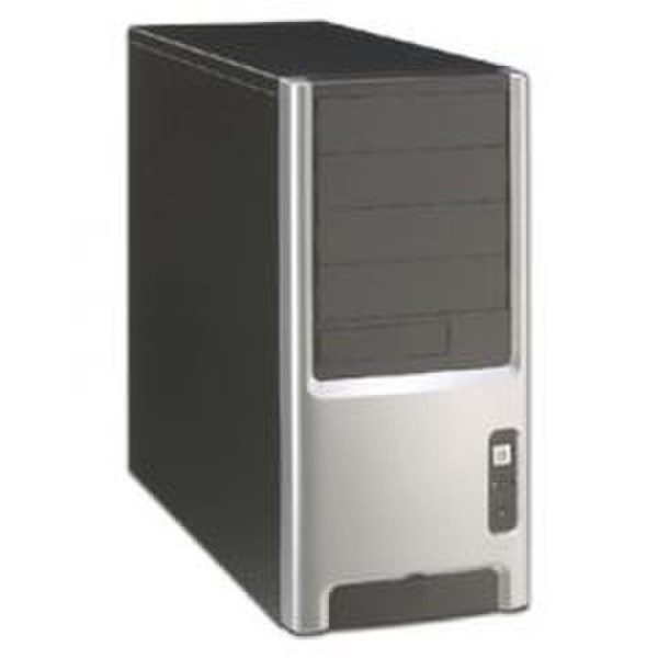 Enlight ATX Mid Tower Computer Case Midi-Tower 250W Schwarz, Silber Computer-Gehäuse