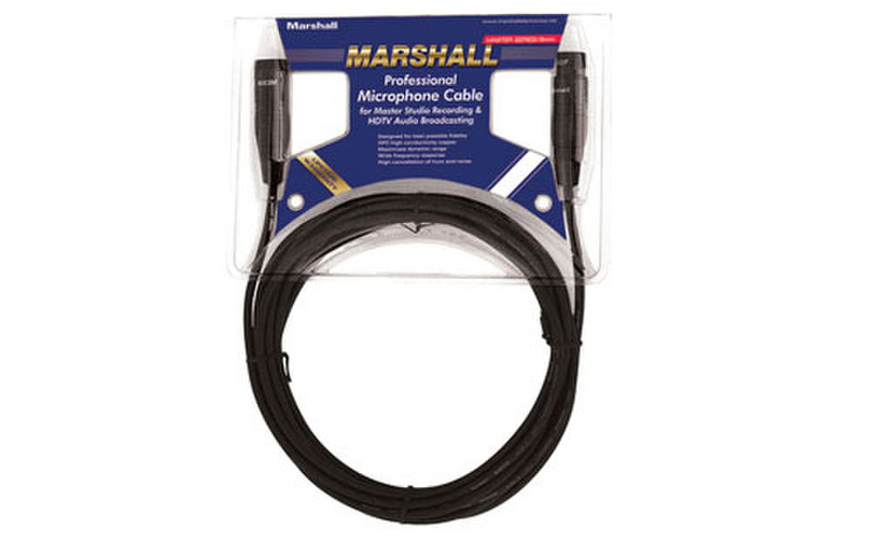 Marshall M06 1.8m XLR (3-pin) XLR (3-pin) Schwarz Audio-Kabel