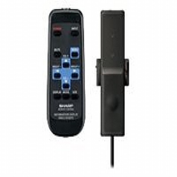 Sharp PN-ZR01 Press buttons Black remote control