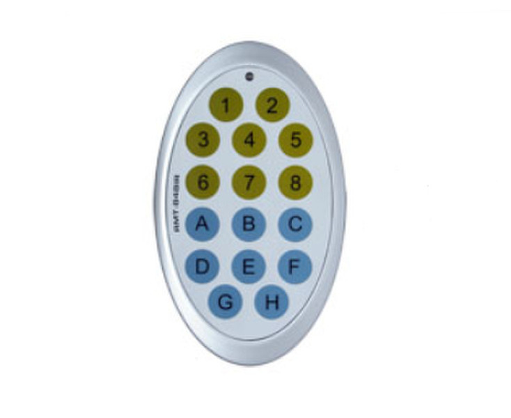 Gefen RMT-848IR Инфракрасный беспроводной Нажимные кнопки Серый пульт дистанционного управления