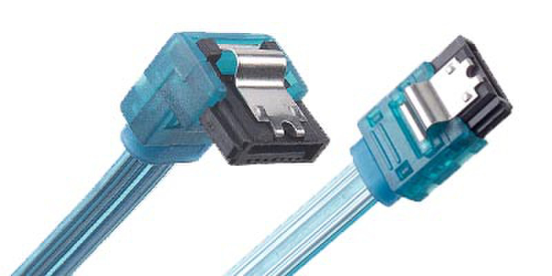 Link Depot 1.5ft SATA II UV 0.5m SATA SATA Blue SATA cable