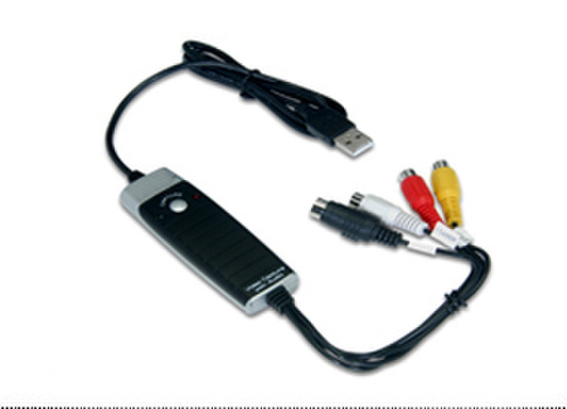 Micropac USB-ECPT USB 3 x RCA + S-Video Schwarz Videokabel-Adapter