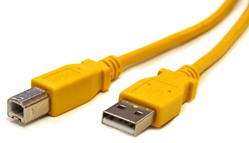 Bytecc USB 2.0 AB 0.183m USB A USB B Yellow