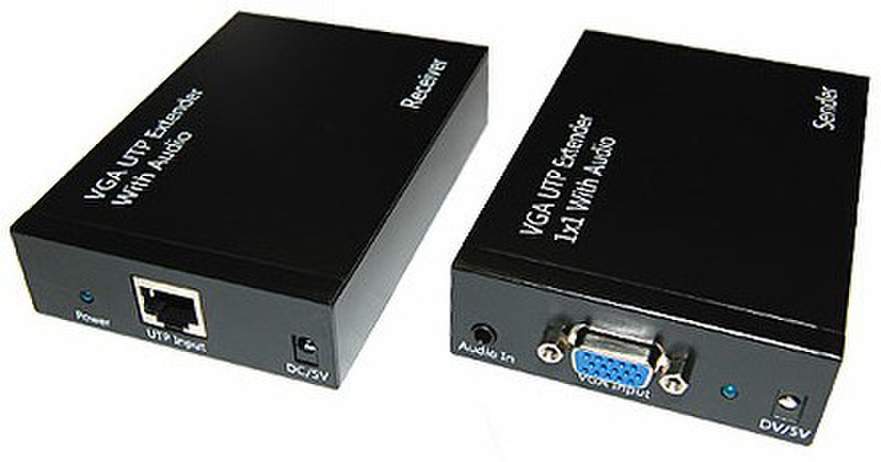 Bytecc VGERP01 AV transmitter Black AV extender