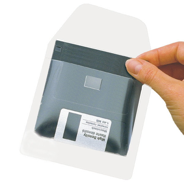 3L 10211 Floppy disk case transparent Tasche für Speichermedien