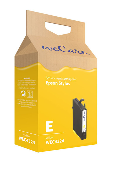 Wecare WEC4324 Желтый струйный картридж