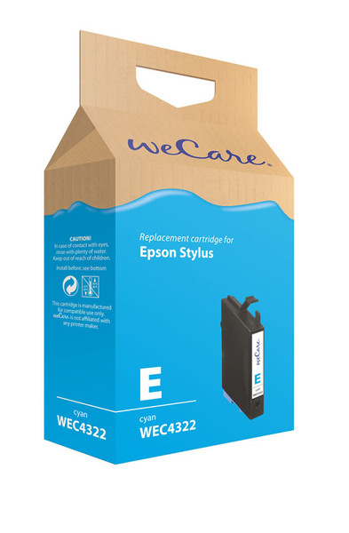 Wecare WEC4322 Cyan Tintenpatrone