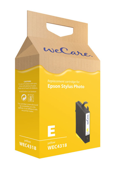 Wecare WEC4318 Желтый струйный картридж