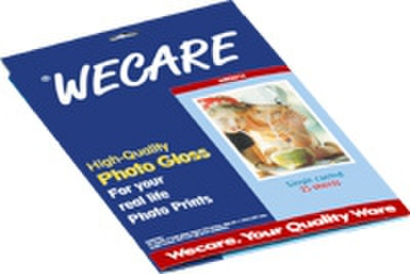 Wecare Photo Gloss A4, 25 sheets photo paper
