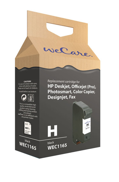 Wecare WEC1165 Schwarz Tintenpatrone