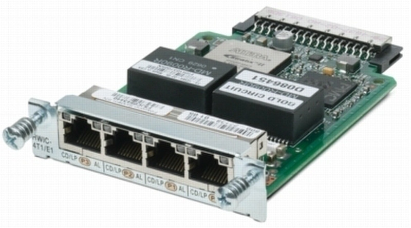 Cisco 4-Port T1/E1 Clear Channel High-Speed WAN Interface Card Внутренний компонент сетевых коммутаторов