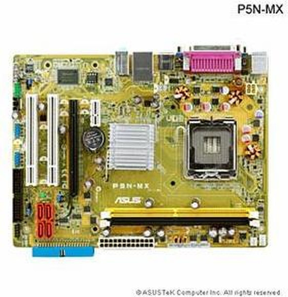 ASUS P5N-MX Socket T (LGA 775) Микро ATX материнская плата
