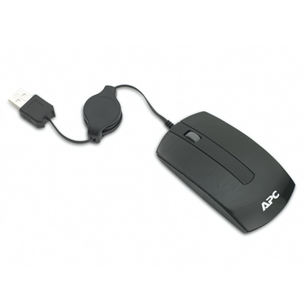 APC USB 2.0 Travel Mouse USB Оптический 1000dpi компьютерная мышь