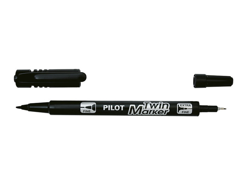 Pilot Twin Schwarz Marker