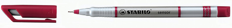 Stabilo Sensor Красный 10шт капиллярная ручка